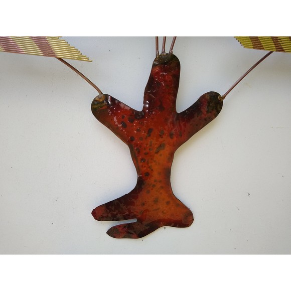 Copper and Brass Aztec Tree  Metal Wall Hanging Art Decor Sculpture - Picture 2 of 6